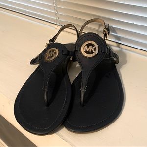Navy blue Michael Kors sandals size 10